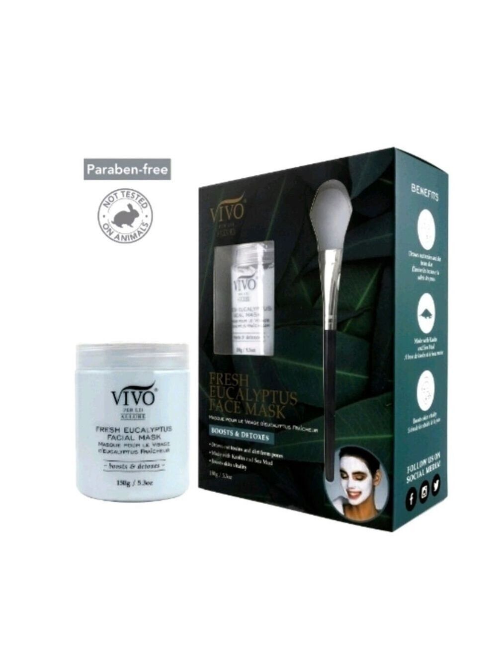 VIVO PER LEI EUCALYPTUS PURIFYING FACE MASK